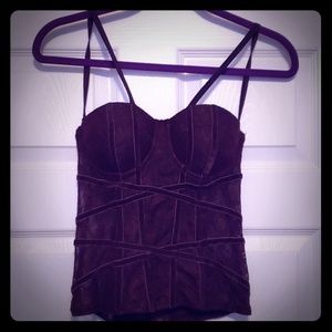 NWT Charlotte Russe Bustier structured top